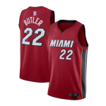 Men's Miami Heat Jimmy Butler #22 Red 2020/21 Swingman Jersey - Statement Edition