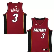 Men's Miami Heat WADE #3 Red Swingman Jersey - City Edition - thejerseys