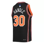 Men's New York Knicks Julius Randle #30 Black Swingman Jersey 2021/22 - City Edition - thejerseys