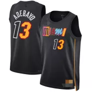 Men's Miami Heat Bam Adebayo #13 Black 2021/22 Swingman Jersey - City Edition - thejerseys
