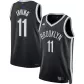 Men's Brooklyn Nets Kyrie Irving #11 Black Diamond Swingman Jersey - Icon Edition - thejerseys