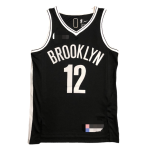 Men's Brooklyn Nets Devin Harris #12 Black 2021 Diamond Swingman NBA Jersey - Icon Edition