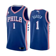 Men's Philadelphia 76ers James Harden #1 Swingman Jersey - Icon Edition - thejerseys