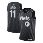 Men's Brooklyn Nets Kyrie Irving #11 Black 2020/21 Swingman Jersey - Earned Edition