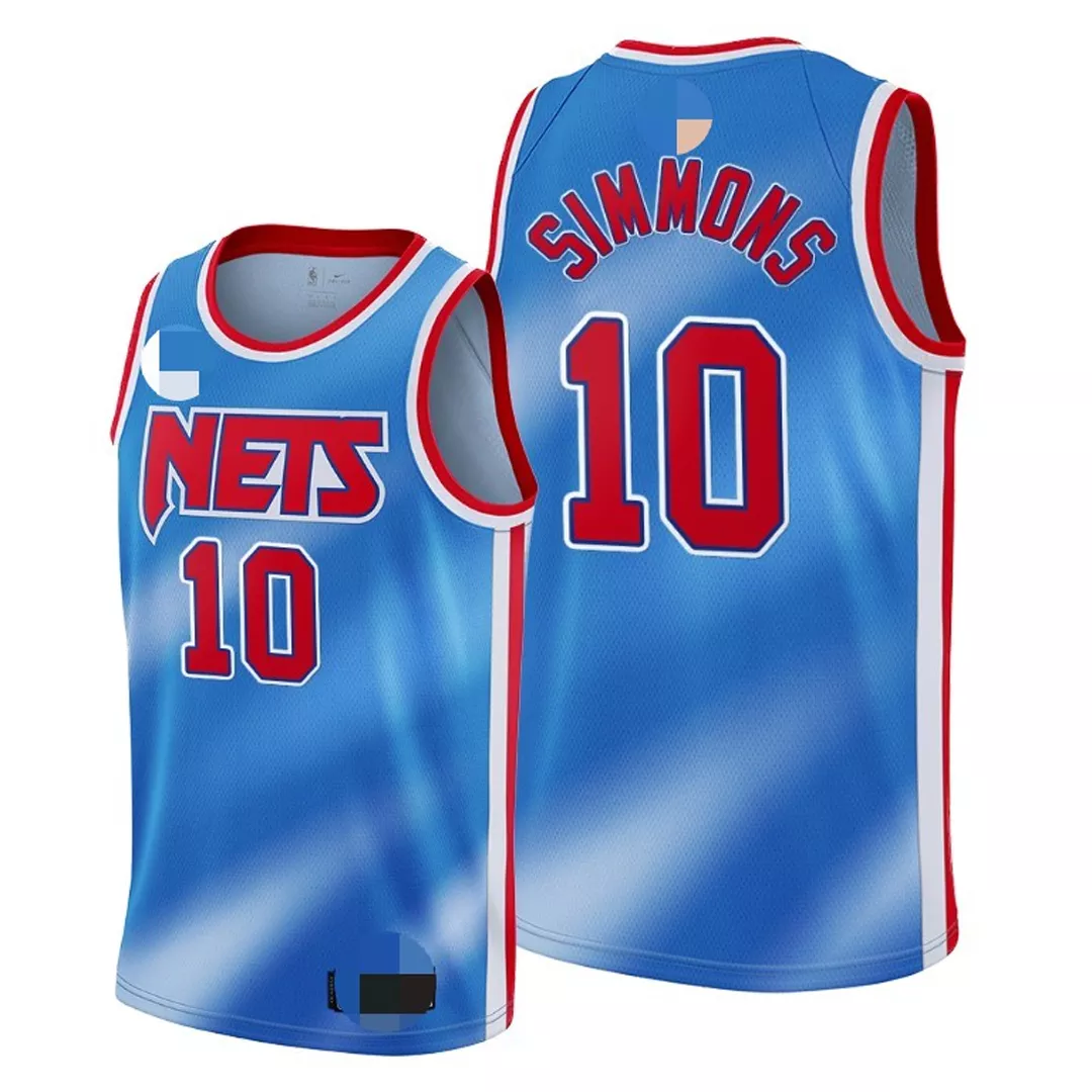 Men's Brooklyn Nets Ben Simmons #10 Blue Swingman Jersey 2020/21 - Classic Edition