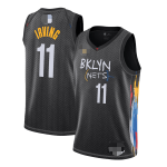 Men's Brooklyn Nets Kyrie Irving #11 Black 2020/21 Swingman Jersey - City Edition