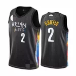 Men's Brooklyn Nets Blake Griffin #2 Black 2021 Swingman Jersey - thejerseys