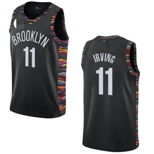 75th Anniversary Irving #11 Brooklyn Nets City Edition Gray NBA