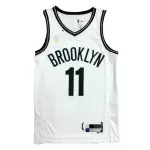 Men's Brooklyn Nets Kyrie Irving #11 White 2021 Diamond Swingman Jersey - Icon Edition - thejerseys