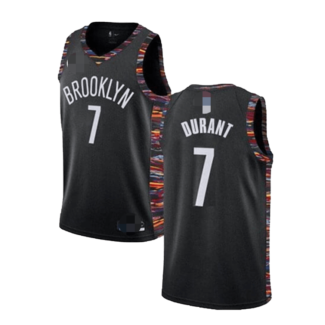 Nike NBA Brooklyn Nets Durant City Edition Jersey Black Men's - US