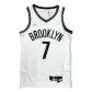 Men's Brooklyn Nets Kevin Durant #7 White 2021 Diamond Swingman Jersey - Icon Edition - thejerseys