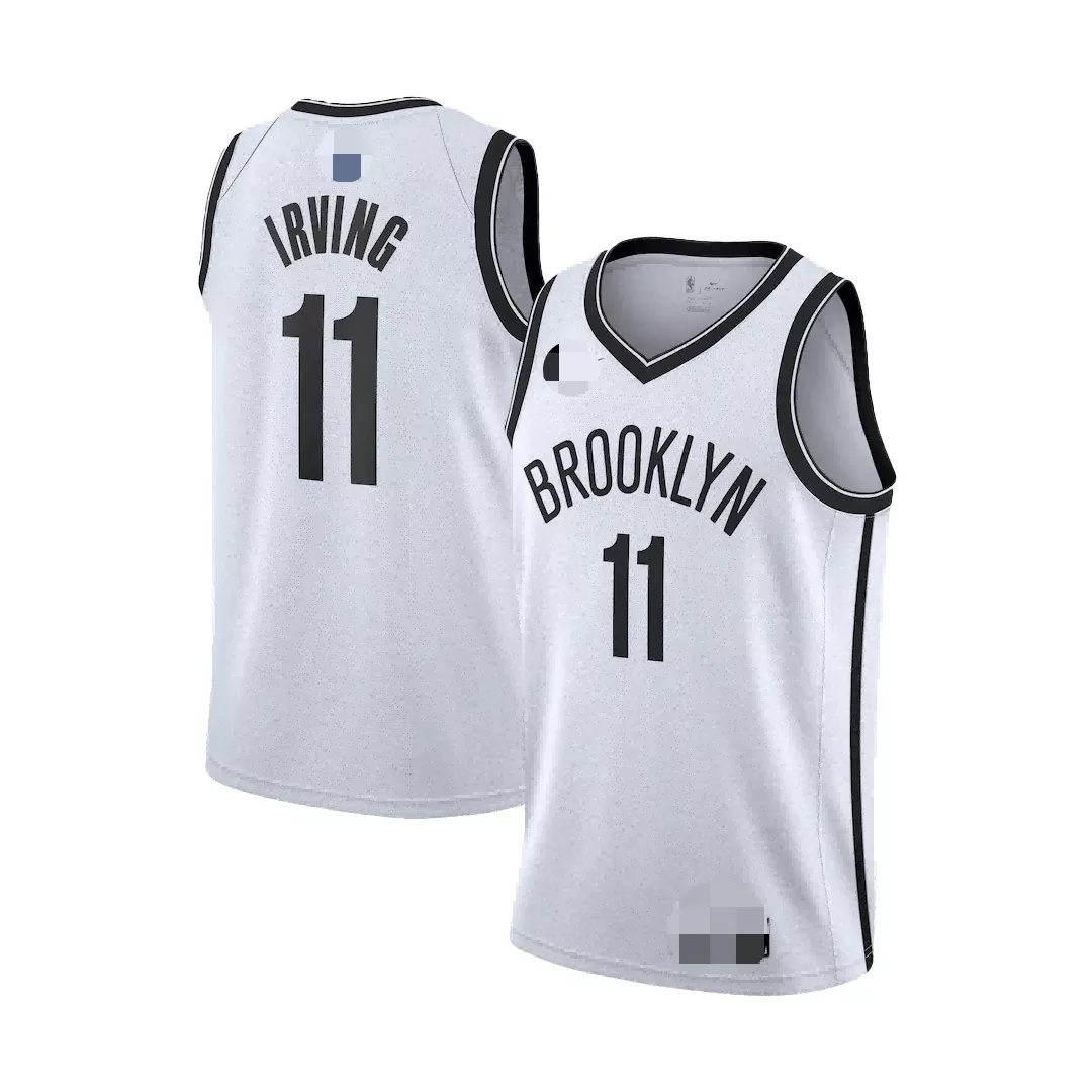 Men's Brooklyn Nets Kyrie Irving #11 White 2019/20 Swingman Jersey - Association Edition