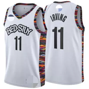 Men's Brooklyn Nets Irving #11 White Swingman Jersey 2019/20 - City Edition - thejerseys
