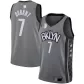Men's Brooklyn Nets Kevin Durant #7 Gray 2020/21 Swingman Jersey - Icon Edition - thejerseys