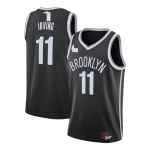 Men's Brooklyn Nets Kyrie Irving #11 Black 2019/20 Swingman Jersey - Icon Edition