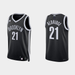 Men's Brooklyn Nets LaMarcus Aldridge #21 Black 2021 Diamond Swingman Jersey - Icon Edition