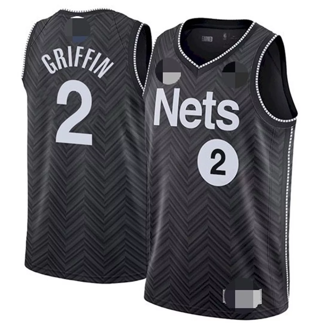 Men's Brooklyn Nets Blake Griffin #2 Black Swingman Jersey 2020/21
