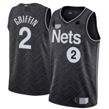 Men's Brooklyn Nets Blake Griffin #2 Black Swingman Jersey 2020/21 - thejerseys