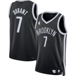Men's Brooklyn Nets Kevin Durant #7 Black Diamond Swingman Jersey - Icon Edition