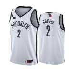 Men's Brooklyn Nets Blake Griffin #2 White Swingman Jersey - Association Edition