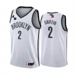 Men's Brooklyn Nets Blake Griffin #2 White Swingman Jersey - Association Edition - thejerseys