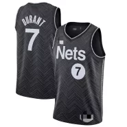Men's Brooklyn Nets Kevin Durant #7 Black 2020/21 Swingman Player Jersey - Earned Edition - thejerseys