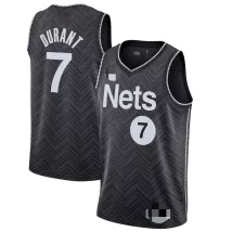 Men's Brooklyn Nets Kevin Durant #7 Black Swingman Jersey 2020/21 - thejerseys