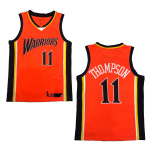 Men's Golden State Warriors Thompson #11 Orange 2009/10 Swingman Jersey