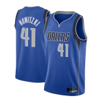 Men's Dallas Mavericks Dirk Nowitzki #41 Royal Swingman Jersey - Icon Edition
