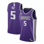 Men's Sacramento Kings De'Aaron Fox #5 Nike Purple Swingman NBA Jersey - Icon Edition - thejerseys