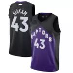 Men's Toronto Raptors Pascal Siakam #43 Black&Purple 2021 Swingman Jersey - Earned Edition - thejerseys