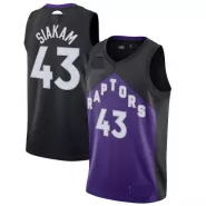 Men's Toronto Raptors Pascal Siakam #43 Black&Purple 2021 Swingman Jersey - Earned Edition - thejerseys
