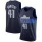 Men's Dallas Mavericks Dirk Nowitzki #41 Blue Swingman Jersey - thejerseys