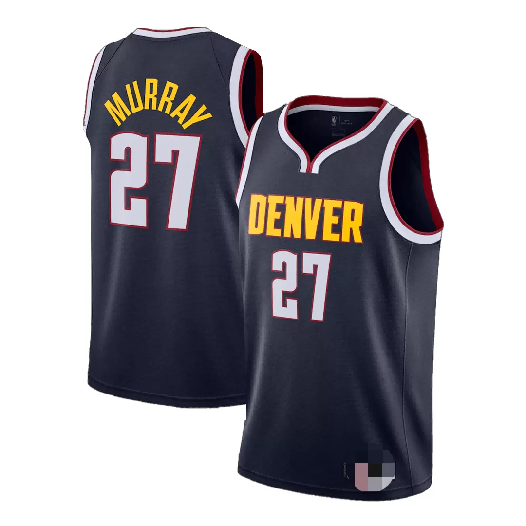 Nike / Men's Denver Nuggets Jamal Murray #27 White Dri-FIT Swingman Jersey