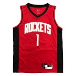 Men's Houston Rockets Tracy McGrady #1 Red Swingman Jersey - Icon Edition