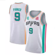 Men's San Antonio Spurs Tony Parker #9 Nike White 2021/22 Swingman NBA Jersey - City Edition - thejerseys