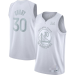 Golden State Warriors Stephen Curry #30 White MVP Swingman Jersey