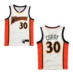 Men's Golden State Warriors Curry #30 White 2009/10 Swingman Jersey