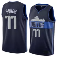 Men's Dallas Mavericks Luka Doncic #77 Blue Swingman Jersey - thejerseys