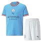 Kid's Manchester City Home Jerseys Kit(Jersey+Shorts) 2022/23 - thejerseys