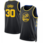 Men's Golden State Warriors Stephen Curry #30 Black 2021/22 Diamond Swingman Jersey - City Edition