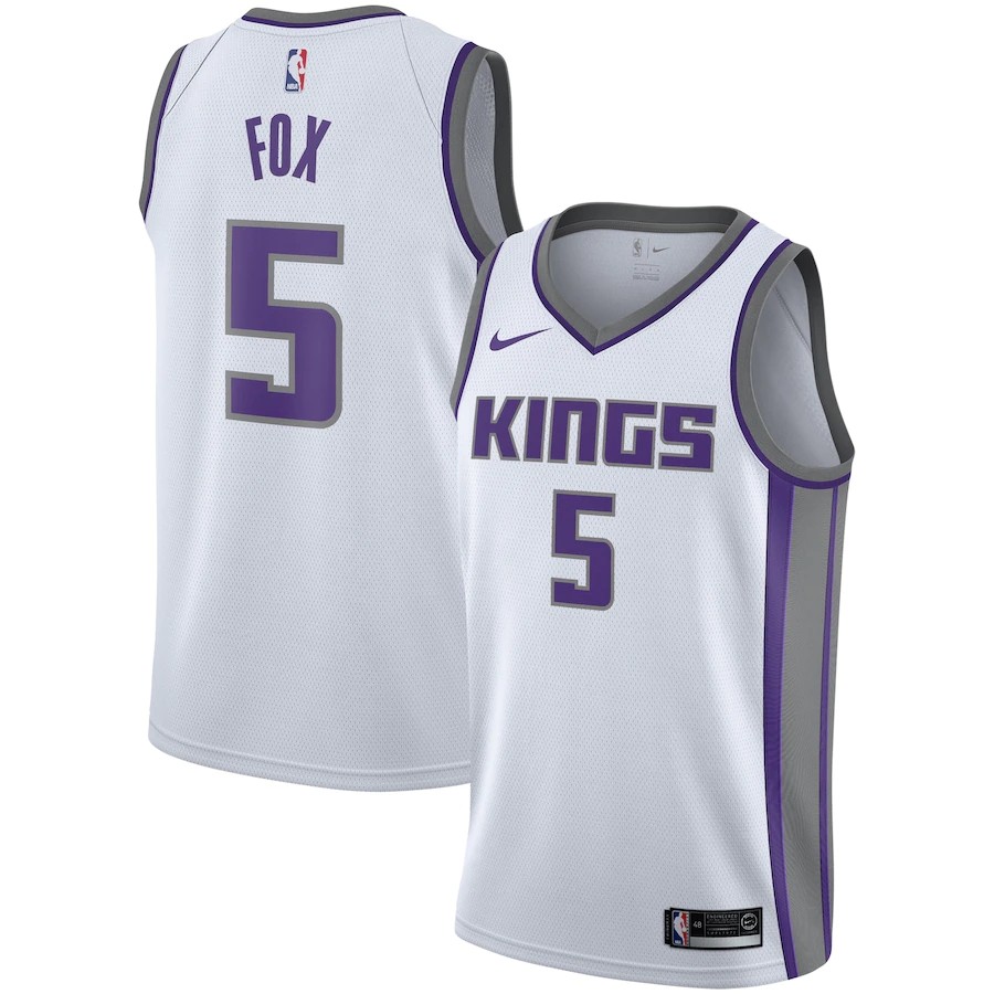 Nike Men's Sacramento Kings Domantas Sabonis #10 Purple Dri-Fit Swingman Jersey, Medium