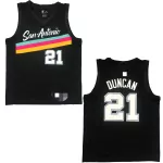 Men's San Antonio Spurs Duncan #21 Nike Black 2021 Swingman NBA Jersey - City Edition - thejerseys