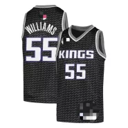 Men's Sacramento Kings Jason Williams #55 Black Swingman Jersey 2021/22 - City Edition - thejerseys