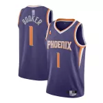 Men's Phoenix Suns Devin Booker #1 Purple 2020/21 Swingman Jersey - Icon Edition - thejerseys