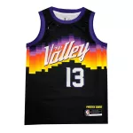 Men's Phoenix Suns Nash #13 Black 2021 Swingman Jersey - City Edition - thejerseys