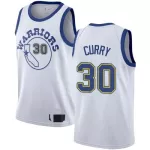 Men's Golden State Warriors Stephen Curry #30 White 19-20 Swingman Jersey - Classic Edition - thejerseys
