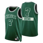 Men's Boston Celtics Jaylen Brown #7 Green 2021/22 Diamond Swingman Jersey - City Edition