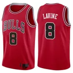 Men's Chicago Bulls Zach LaVine #8 Red Swingman Jersey - Icon Edition - thejerseys
