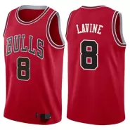 Men's Chicago Bulls Zach LaVine #8 Red Swingman Jersey - Icon Edition - thejerseys